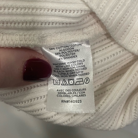 LOFT Ruffle Square Neck Top - Picture 4 of 5